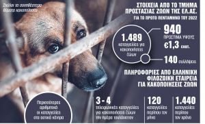 Κορυφή του παγόβουνου οι κακοποιήσεις που γίνονται γνωστές