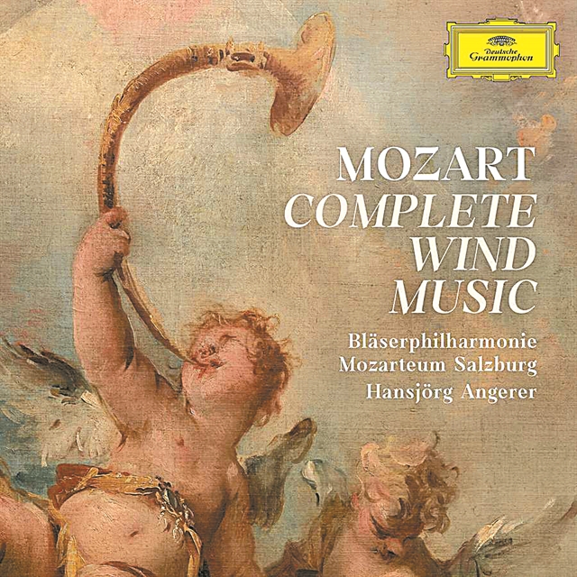 Μότσαρτ: Η πλήρης μουσική για σύνολα πνευστών. Blaser-philharmonie Mozarteum Salzburg, Hansjorg Angerer, Deutsche Grammophon, 5 CD