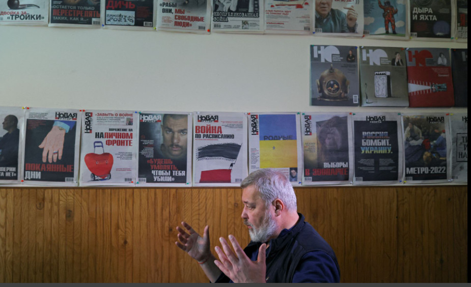«Η Ουκρανία δεν θα συγχωρέσει ποτέ τη Ρωσία», λέει ο Ρώσος νομπελίστας Ντμίτρι Μουράτοφ