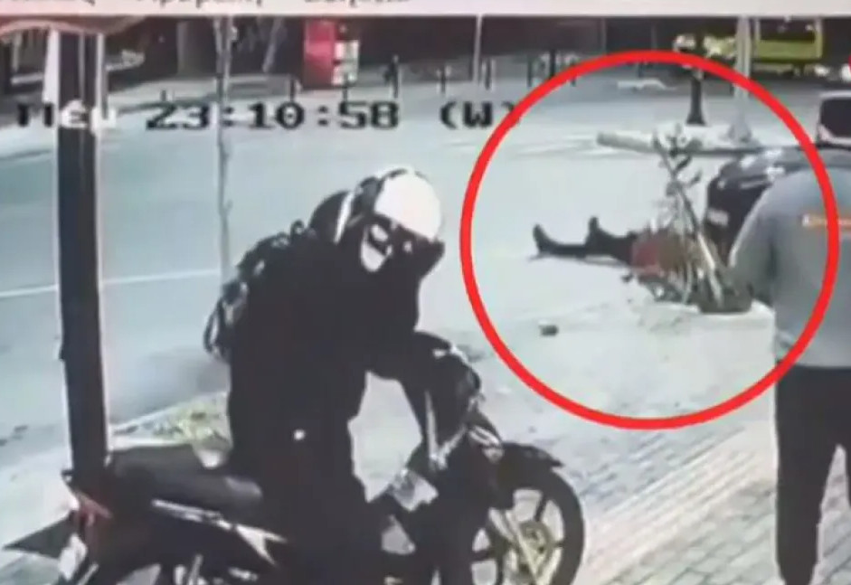 Βίντεο ντοκουμέντο από τροχαίο αστυνομικού – Τον χτύπησε ΙΧ και εκσφενδονίστηκε 10 μέτρα