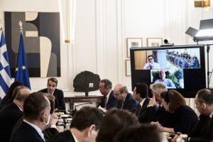 Μητσοτάκης: Σταθερή η βούληση για στήριξη της κοινωνίας όσο διαρκεί η ακρίβεια