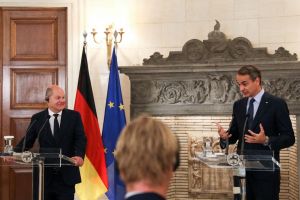 Μητσοτάκης: Ποια παροιμία είπε στον Σολτς στα γερμανικά