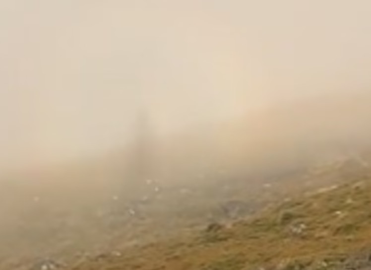 Ποδηλάτης αντίκρυσε μια ανατριχιαστική φιγούρα να τον «κοιτάει» – Τελικά…