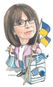 Η Πρόεδρος στο Κίεβο