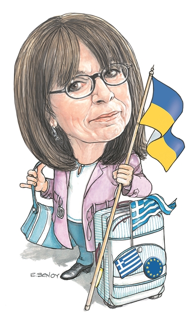 Η Πρόεδρος στο Κίεβο