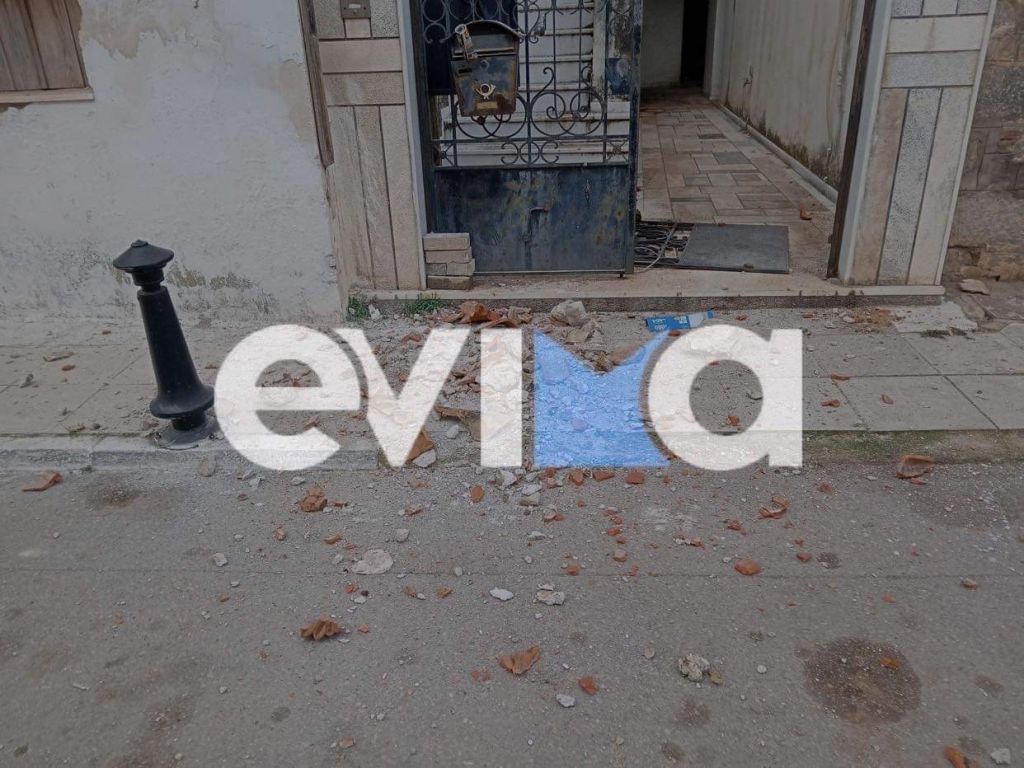 Σεισμός: Πρώτες εικόνες από τις ζημιές σε κτίρια στην Εύβοια