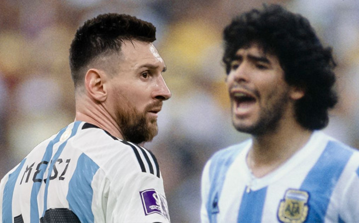 Θρυλική διασταύρωση Μέσι – Μαραντόνα στην Αργεντινή