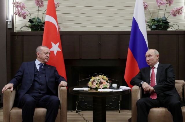 Ο Ερντογάν ζήτησε από τον Πούτιν να βάλει πλάτη στη Συρία
