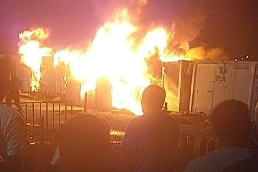 Λέσβος: Φωτιά τα χαράματα στο ΚΥΤ του Καρά Τεπέ