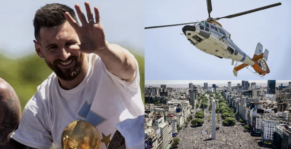 Οι παίκτες της Αργεντινής φυγαδεύτηκαν με ελικόπτερα, λόγω του τεράστιου πλήθους στους δρόμους