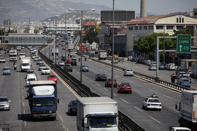Μποτιλιάρισμα στον Κηφισό μετά από ανατροπή οχήματος