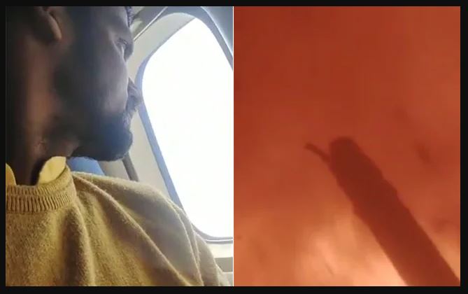 Συγκλονιστικό βίντεο μέσα από το αεροπλάνο την ώρα της συντριβής