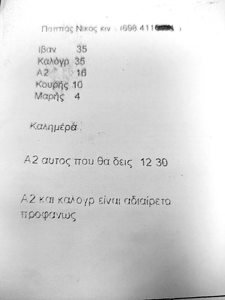 Ενα sms του 2016 «καίει» τον Παππά