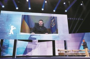 Ομιλία του Ζελένσκι στην τελετή έναρξης του Φεστιβάλ Βερολίνου