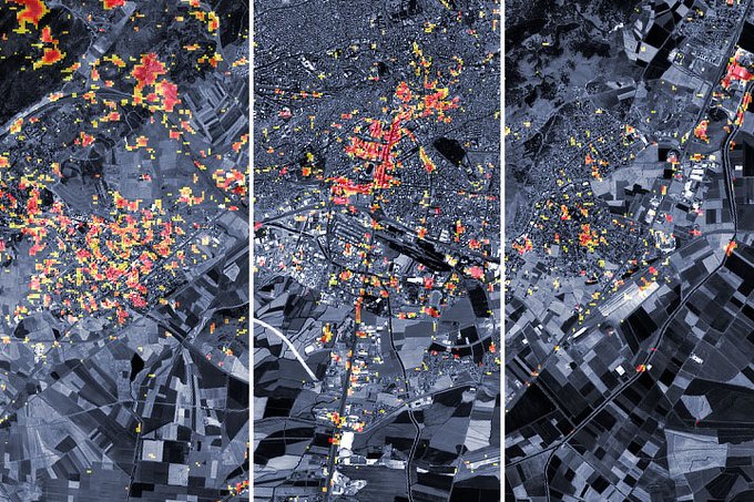 Δορυφορικές εικόνες αποτυπώνουν το μέγεθος της καταστροφής στην Τουρκία