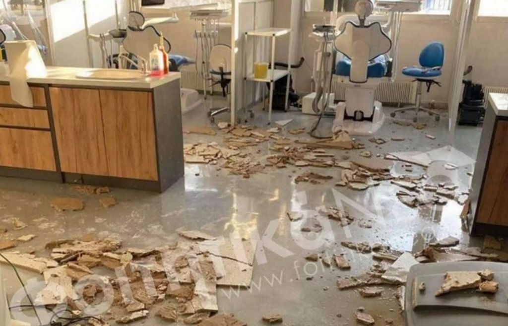 ΑΠΘ: Κατέρρευσε οροφή στο κτίριο της Οδοντιατρικής – Η εξήγηση του Πρύτανη