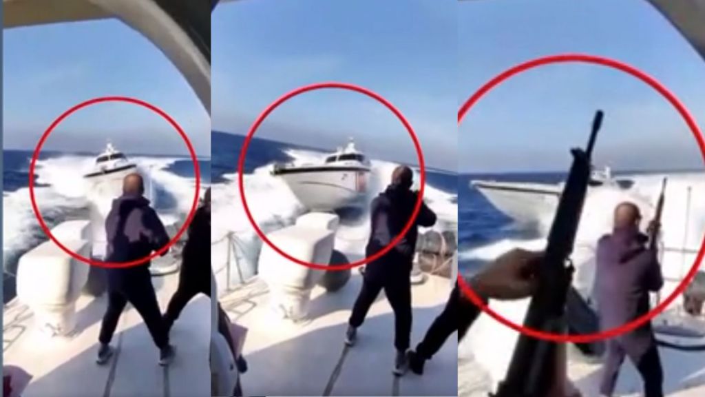 Σήκωσαν όπλα οι Ελληνες λιμενικοί στους Τούρκους που πήγαν να τους εμβολίσουν