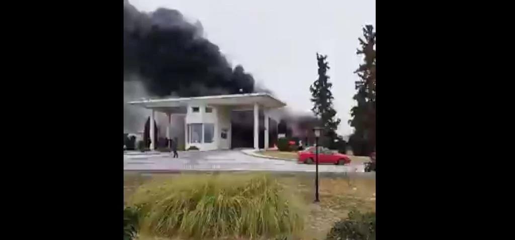 Λεωφορείο των ΚΤΕΛ κάηκε στη Θεσσαλονίκη