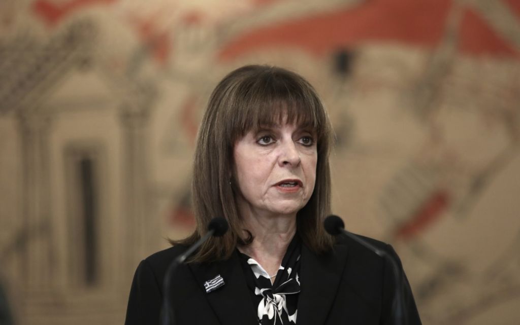 Η Κατερίνα Σακελλαροπούλου εξέφρασε τα συλλυπητήριά της στον Ερντογάν