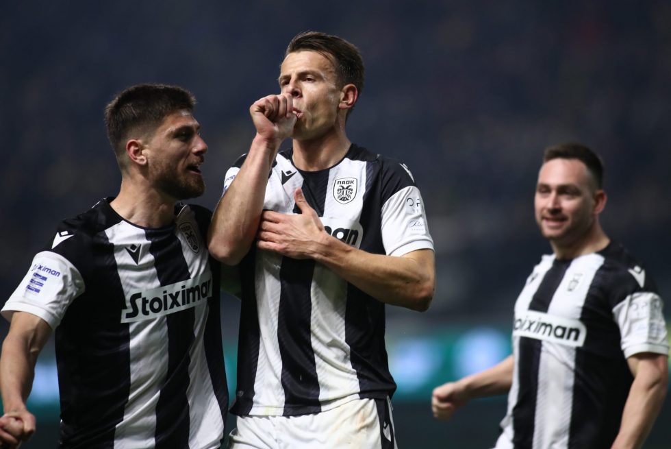 Άρης – ΠΑΟΚ 1-2: Νίκη με ανατροπή για τον «δικέφαλο»