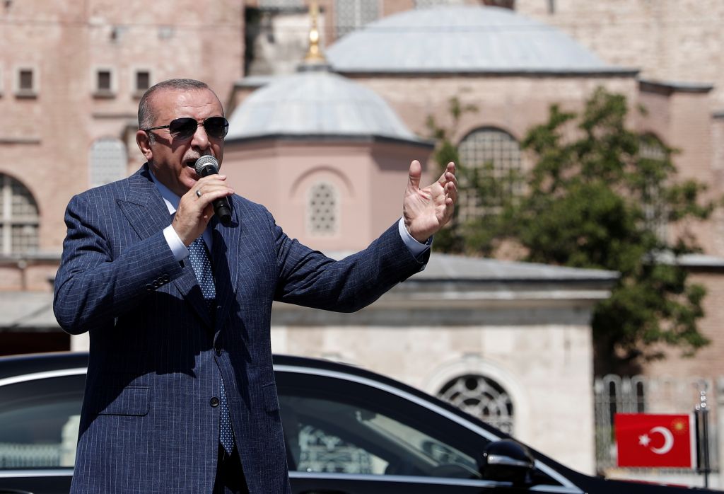 Τουρκία: Σπάσαμε τα δεσμά με τη μετατροπή της Αγίας Σοφίας σε τζαμί λέει τώρα ο Ερντογάν
