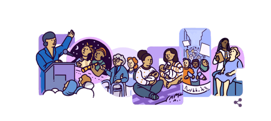 Γιορτή της γυναίκας: Η Google τιμά τη γυναίκα με ένα doodle