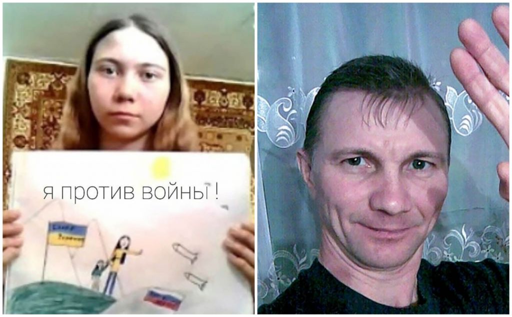 Πόλεμος στην Ουκρανία: Ρώσος συνελήφθη και καταδικάστηκε για αντιπολεμικές ζωγραφιές της κόρης του