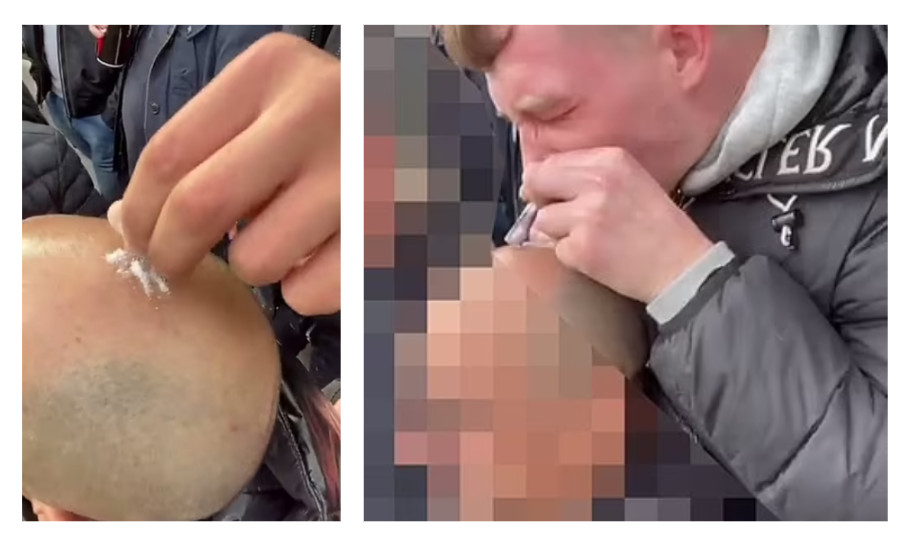 Σάλος με βίντεο οπαδών της West Ham να σνιφάρουν «λευκή σκόνη» στις εξέδρες