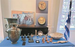 29 αρχαιότητες επαναπατρίζονται από τις ΗΠΑ στην Ελλάδα