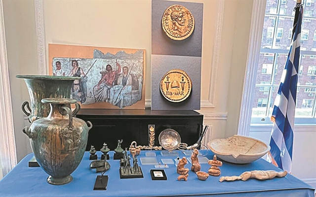 29 αρχαιότητες επαναπατρίζονται από τις ΗΠΑ στην Ελλάδα | tanea.gr