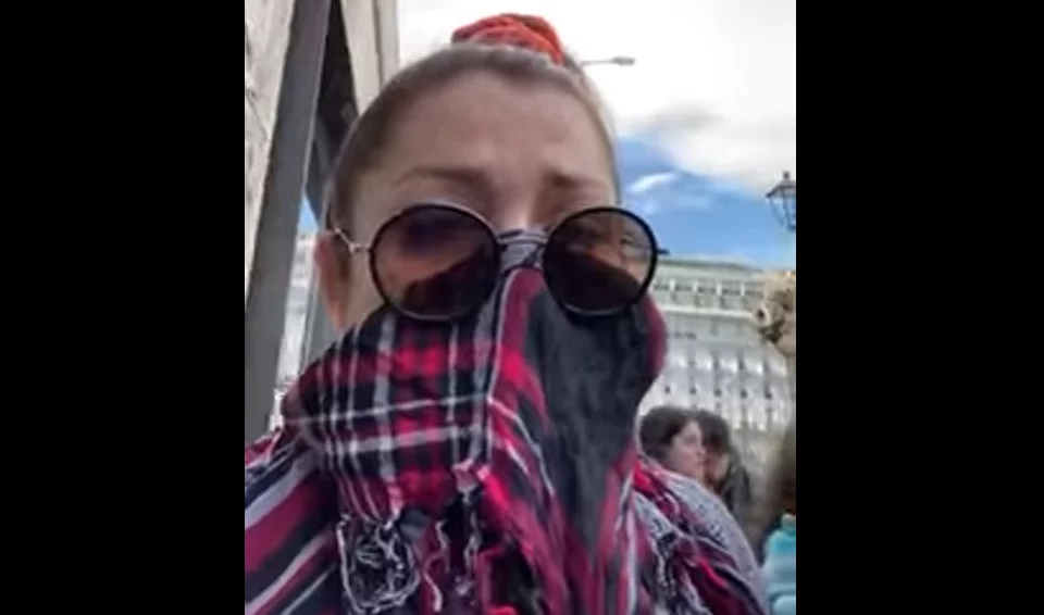 Αγκαλιά με το παιδί της στο Σύνταγμα η Κλέλια Ρένεση – «Μας έχουν πνίξει τα χημικά»