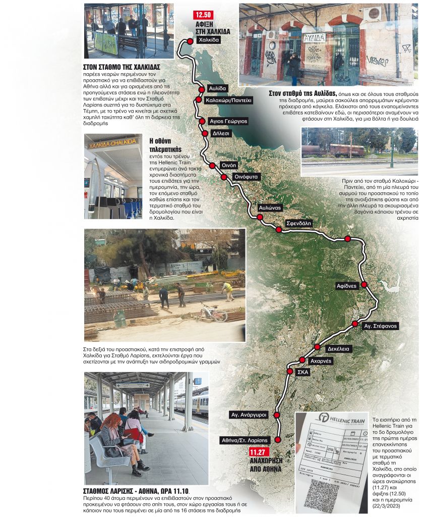 Αδεια επέστρεψαν στις ράγες τα βαγόνια του προαστιακού