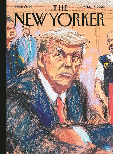 Το σκίτσο του Τραμπέγινε εξώφυλλο