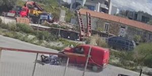 Κρήτη: Σοκάρει το νέο βίντεο με το βαν που παρασύρει και εγκαταλείπει διανομέα