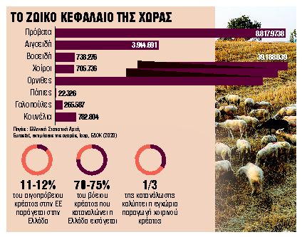 Πόσα από τα κρέατα που τρώμε είναι ντόπια