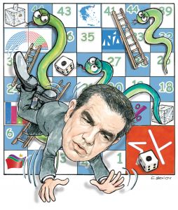 Το σκίτσο της Εφης Ξένου για τα ΝΕΑ 23/5/2023