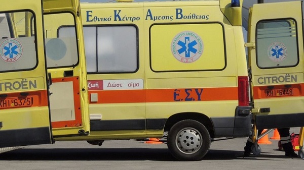 Τροχαίο στο Ηράκλειο Κρήτης – Δύο σοβαρά τραυματίες