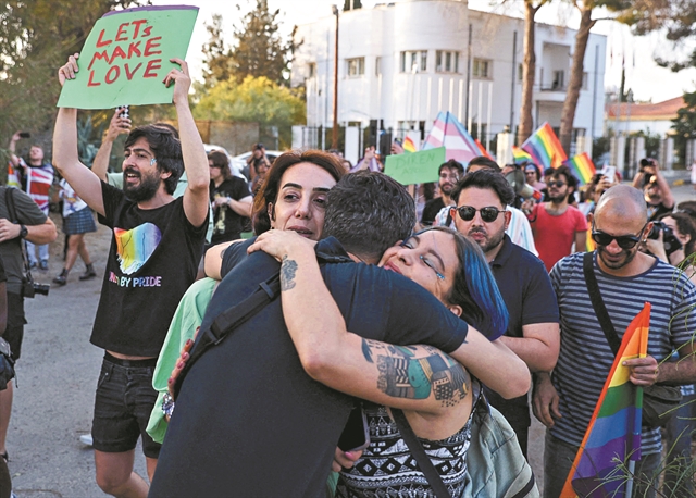Η πορεία του Pride «ένωσε» τη διχοτομημένη Λευκωσία
