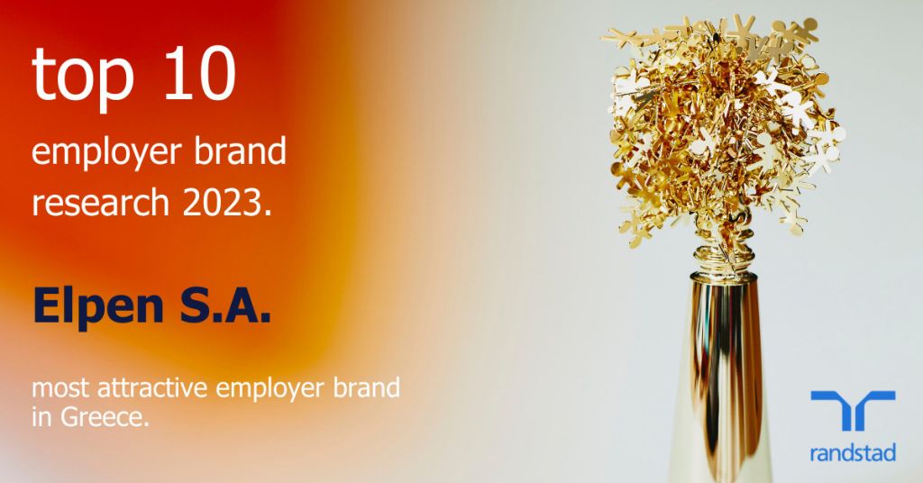 Στην 5η θέση με τους ελκυστικότερους εργοδότες στην Ελλάδα η ELPEN