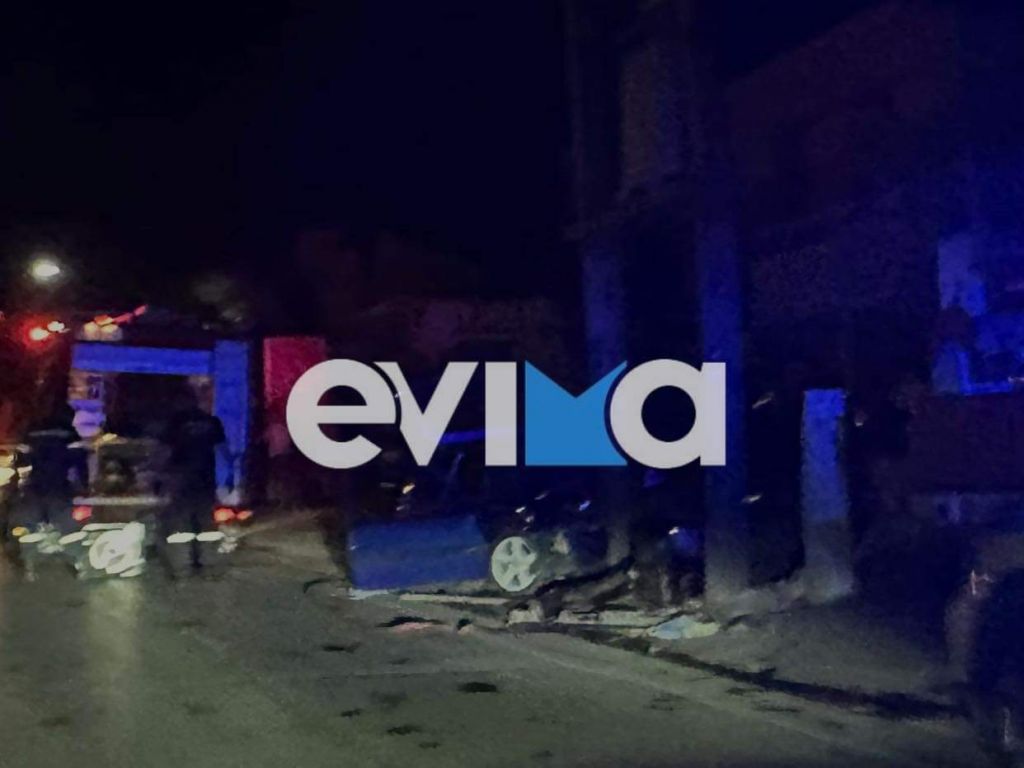 Τραγωδία στην Εύβοια: Νεκρός 22χρονος οδηγός που καρφώθηκε σε κολόνα