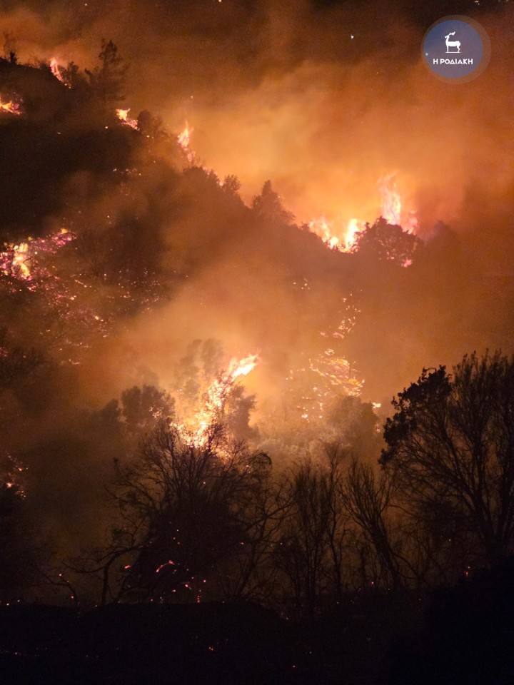 Φωτιά στη Ρόδο – Εκκενώθηκε ξενοδοχειακή μονάδα