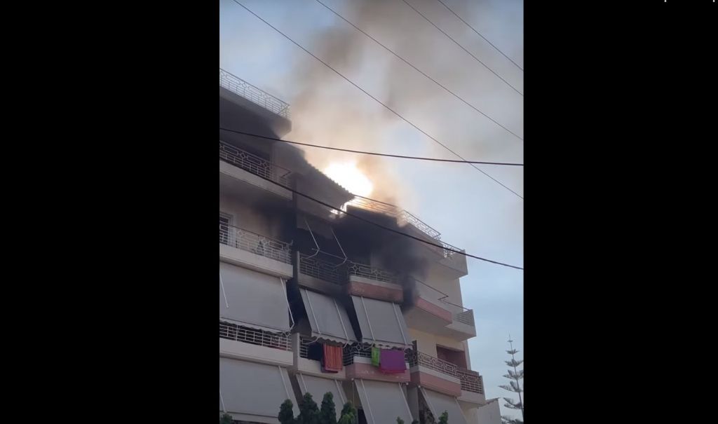 Φωτιά σε διαμέρισμα λόγω βλάβης στο κλιματιστικό