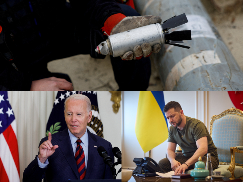 Πόλεμος στην Ουκρανία: Διχάζουν οι βόμβες διασποράς που στέλνουν οι ΗΠΑ στο Κίεβο