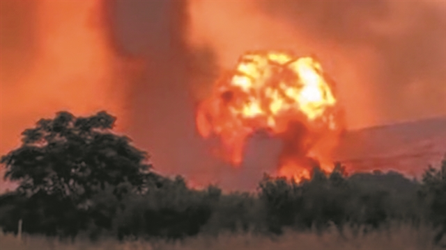 Χωματερή πυρομαχικών στην 111 Πτέρυγα Μάχης