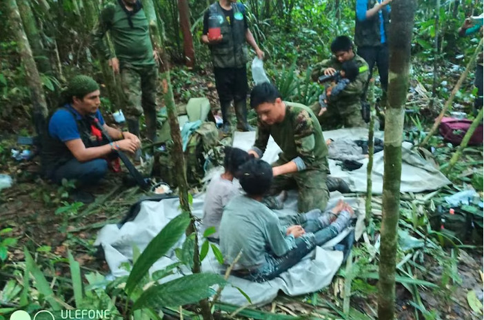 Εξιτήριο πήραν τα 4 παιδιά που περιπλανήθηκαν στη ζούγκλα μετά από αεροπορικό δυστύχημα
