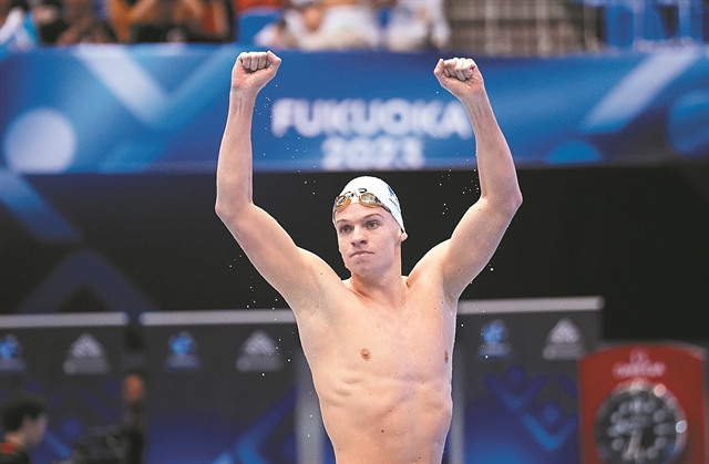 Με τον κόουτς του Φελπς!