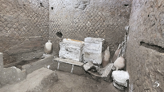 Ανακάλυψαν υπνοδωμάτιο σκλάβων στην Πομπηία