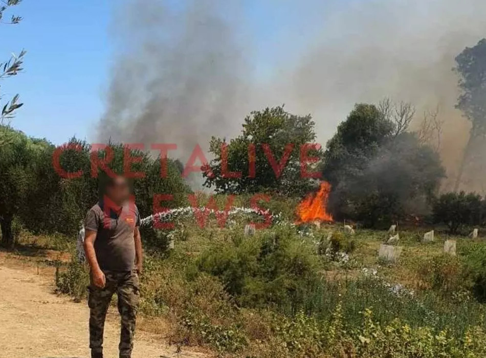 Υπό έλεγχο οι πυρκαγιές σε Ηράκλειο και διόδια Ωραιοκάστρου