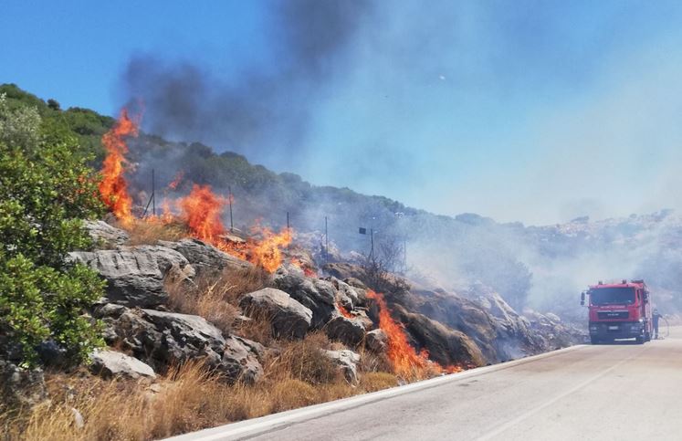 Κρήτη: Φωτιά και πάλι κοντά στο δάσος της Κέρης