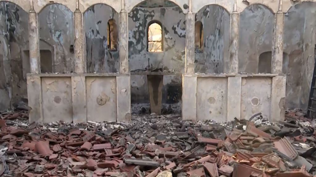Φωτιά στην Αλεξανδρούπολη: Κάηκε ολοσχερώς ιστορική εκκλησία στο Αετοχώρι Έβρου